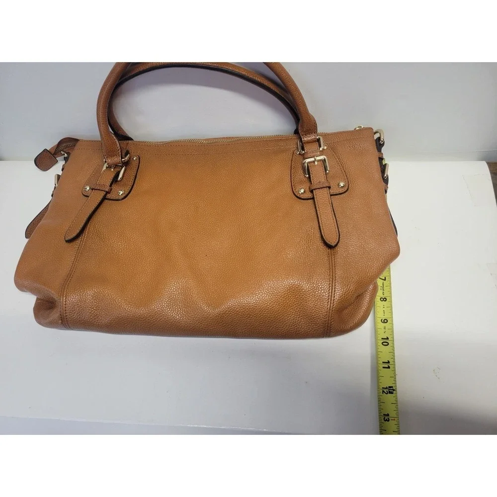 Kattee Genuine Leather Tote Bag Satchel Purse Brown Shoulder Handbag‎